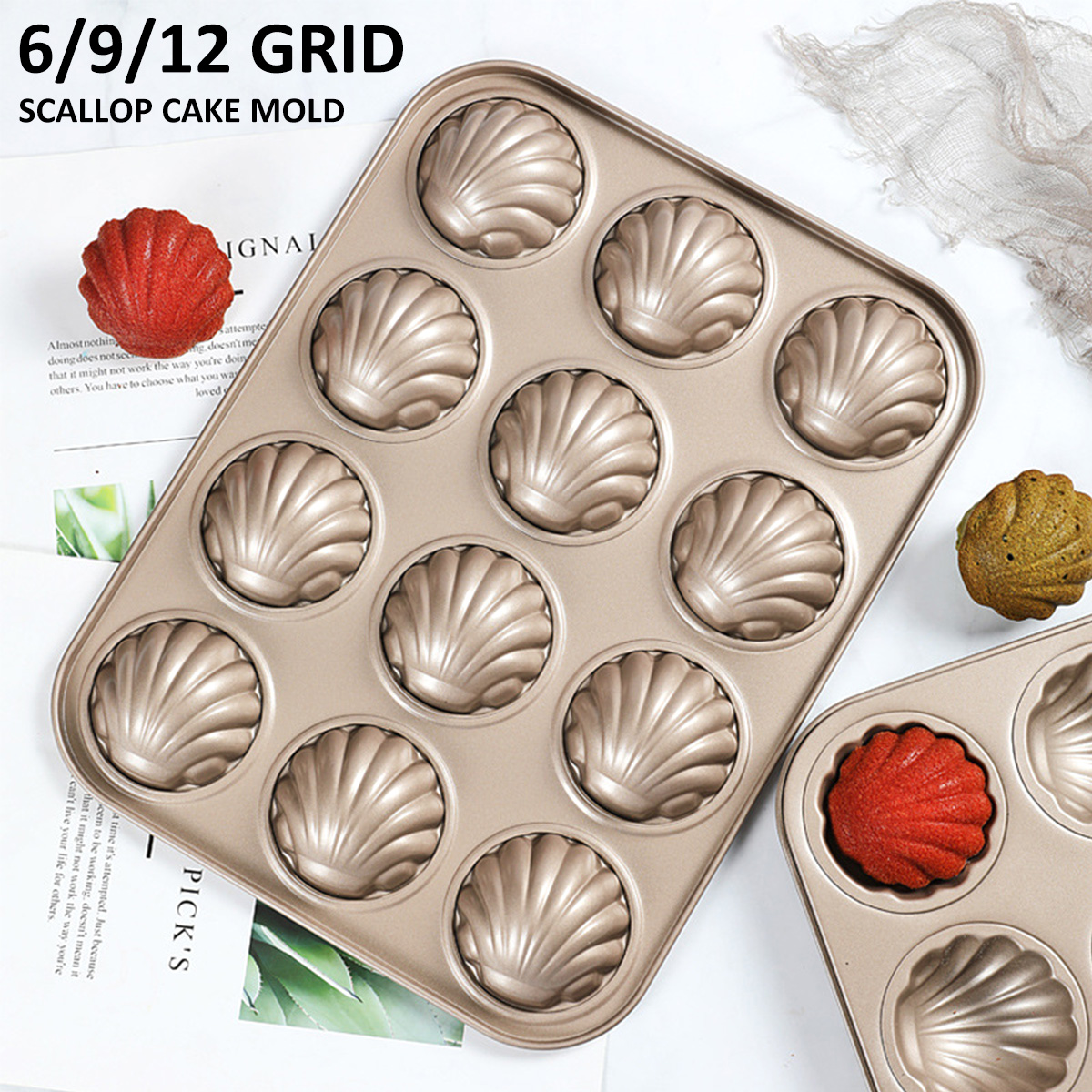 Madeleine Mold Shell Shape Bak - Kitchen Baking Ware ulasan dan harga