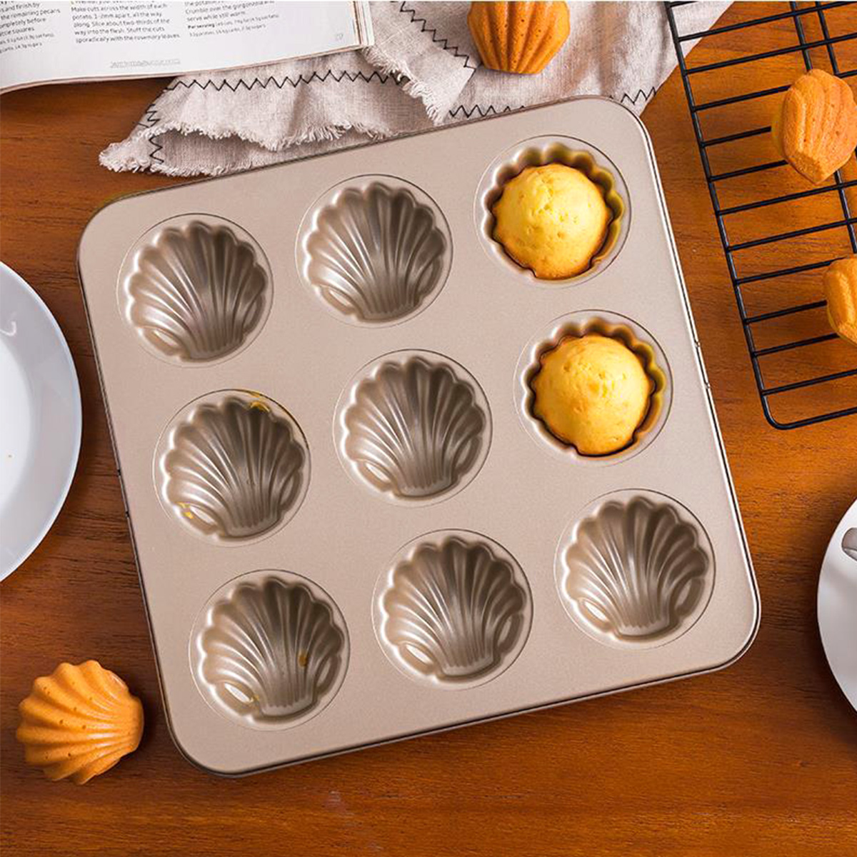 Madeleine Mold Shell Shape Bak - Kitchen Baking Ware ulasan dan harga