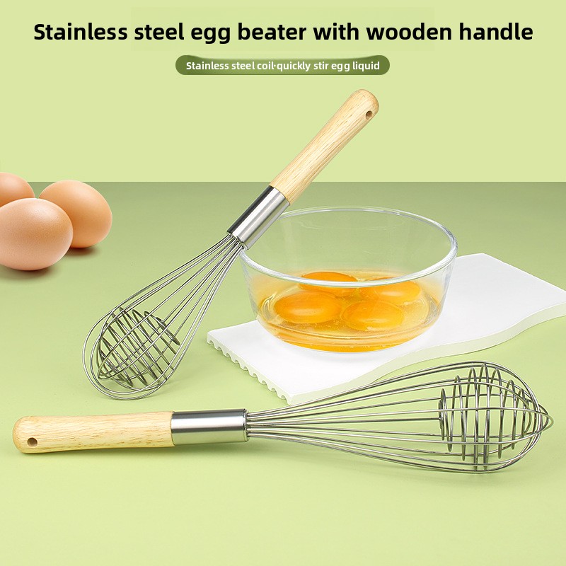 10/12 Inch Wooden Handle Stain - Kitchen Baking Blender ulasan dan harga