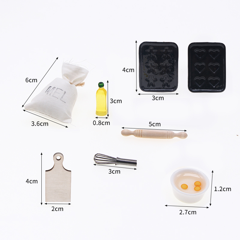 8pcs Dollhouse Cooking Ware Ki - Kitchen Baking Ware ulasan dan harga