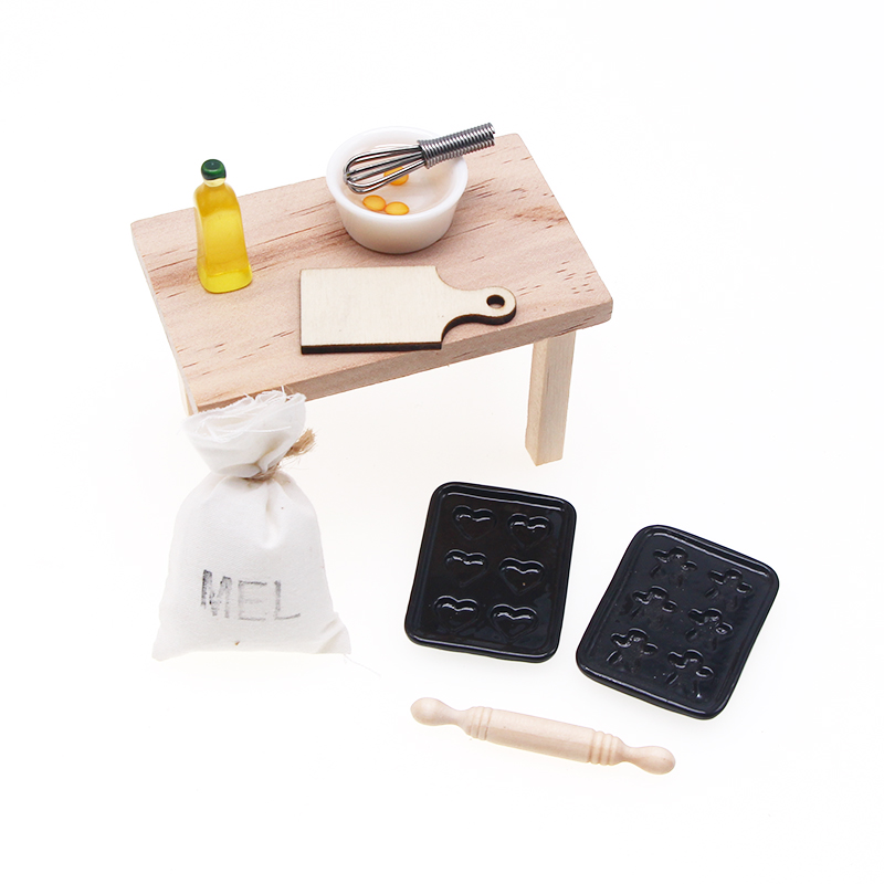 8pcs Dollhouse Cooking Ware Ki - Kitchen Baking Ware ulasan dan harga