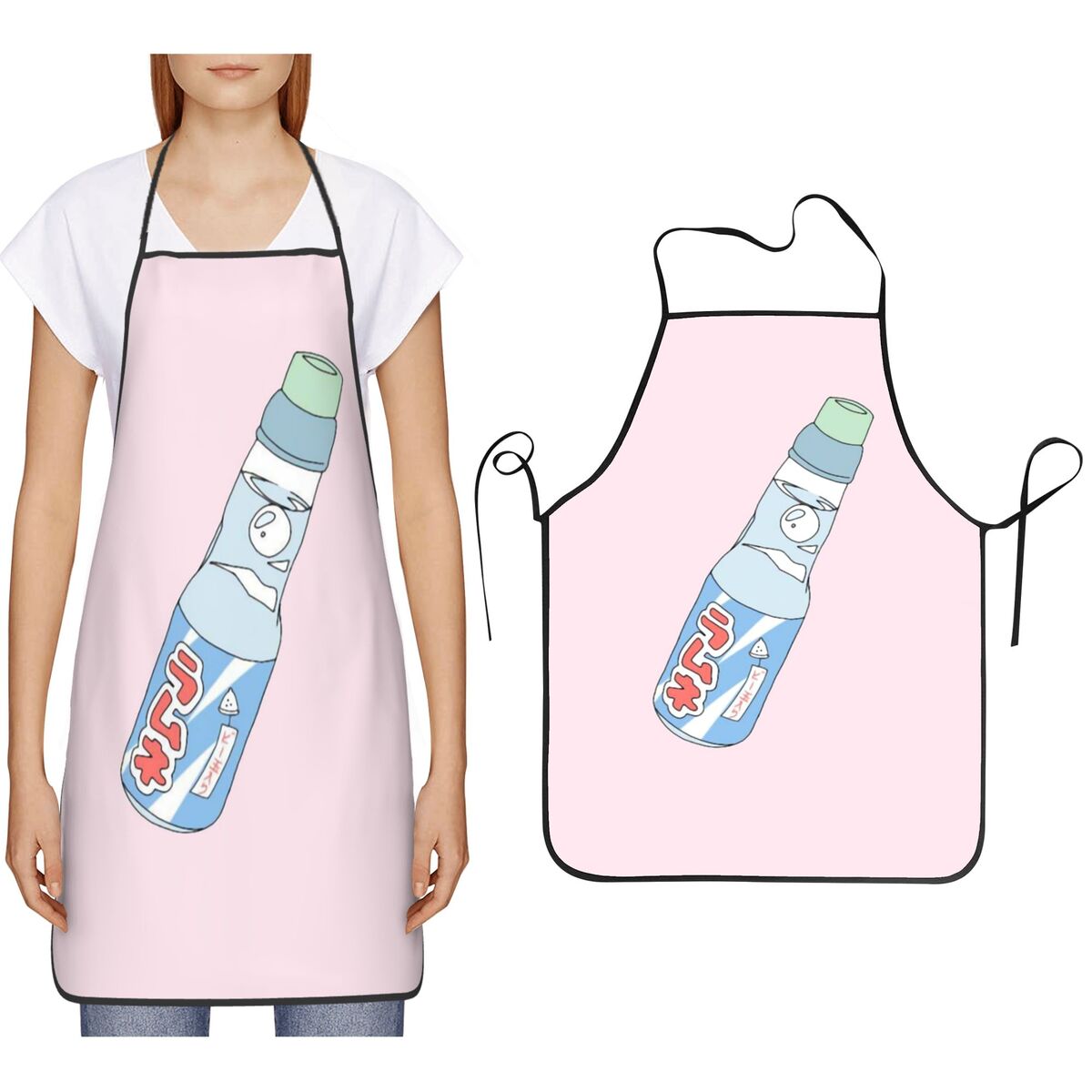 Kawaii Soda Drink Apron Chef C - Kitchen Baking Soda ulasan dan harga