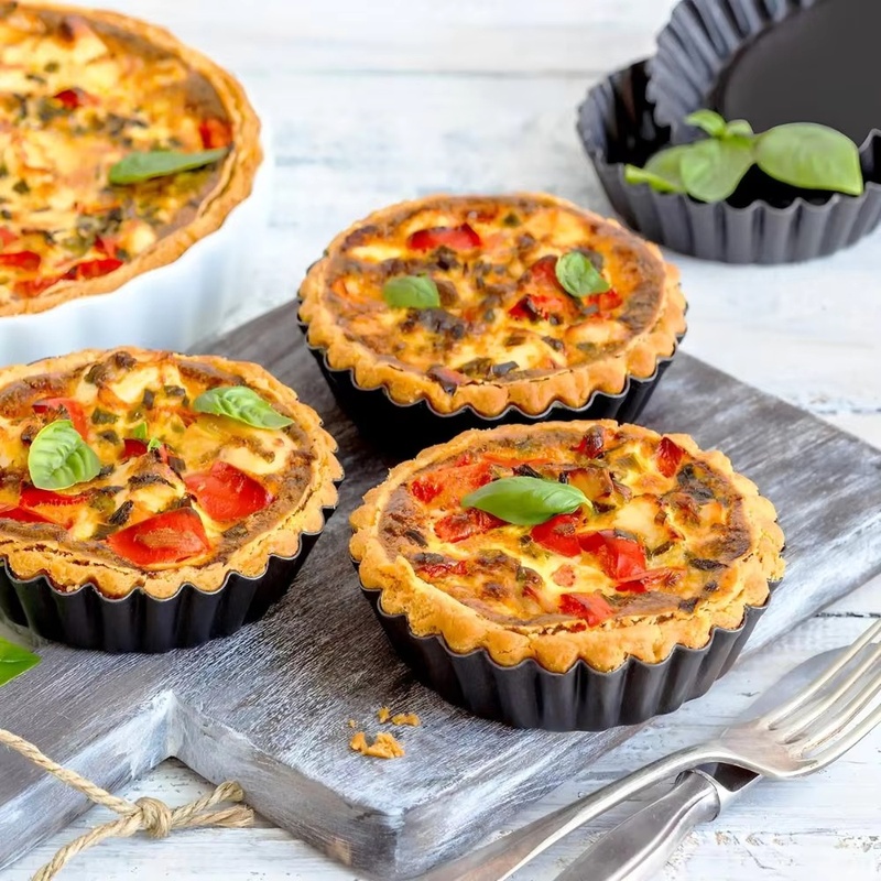 1pc Removable Bottom Fluted Ta - Kitchen Baking Pans ulasan dan harga
