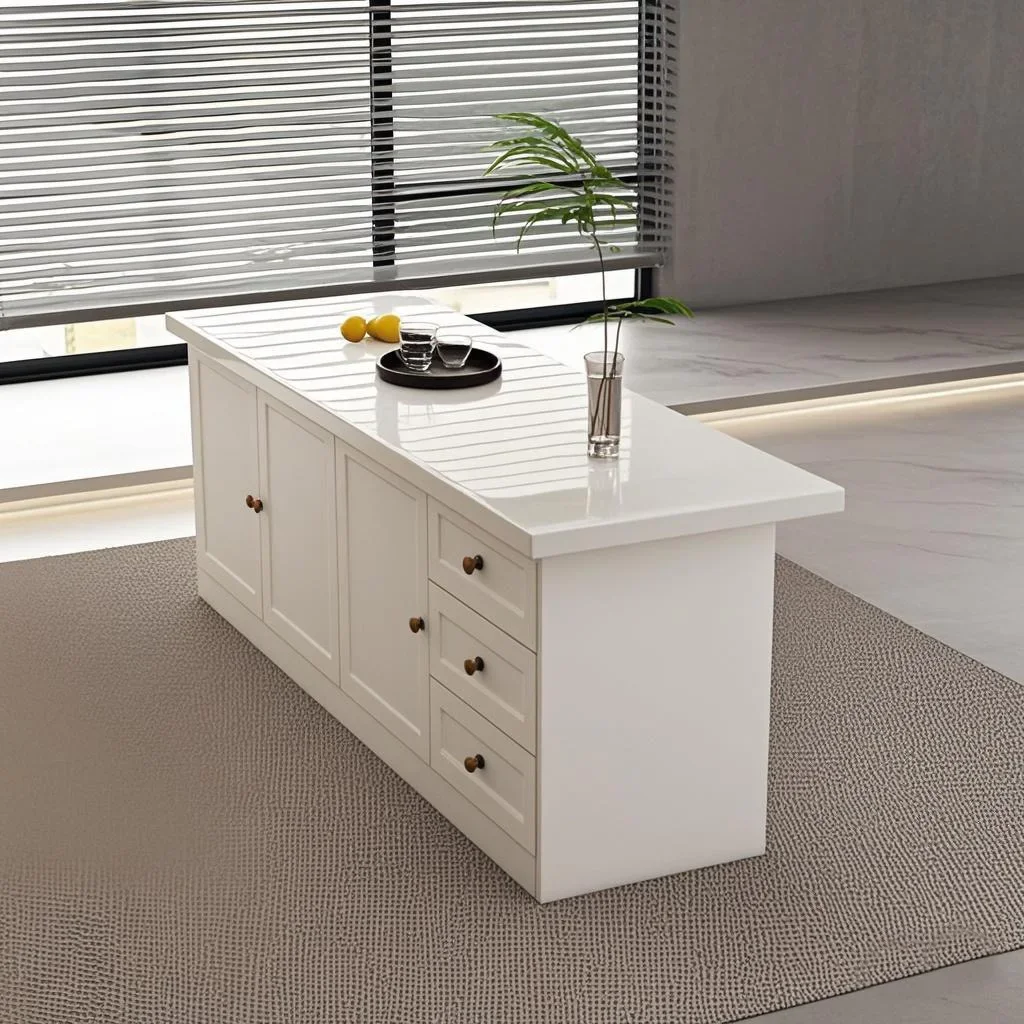 TAO  Light luxury bar counter  - Kitchen Island Baking Table ulasan dan harga